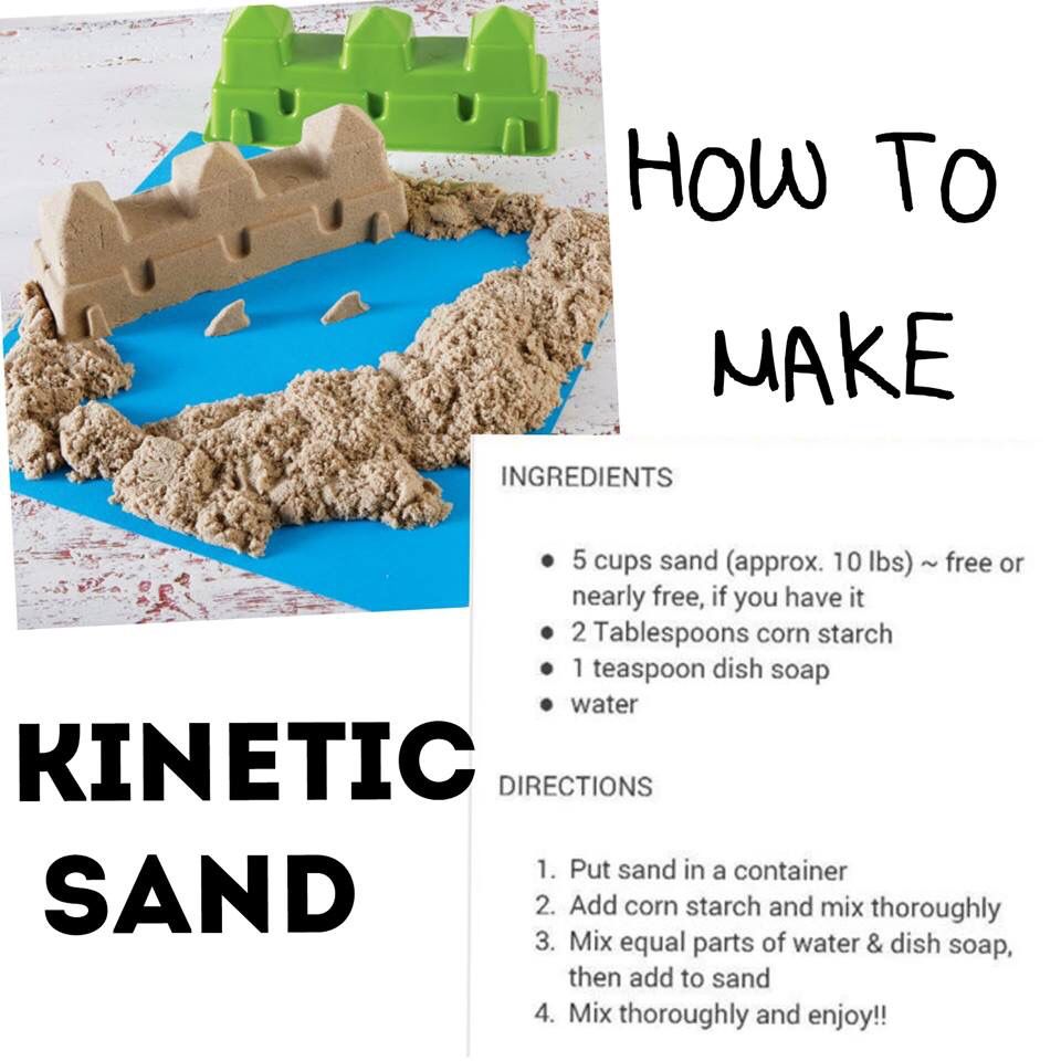 Diy kinetic sand