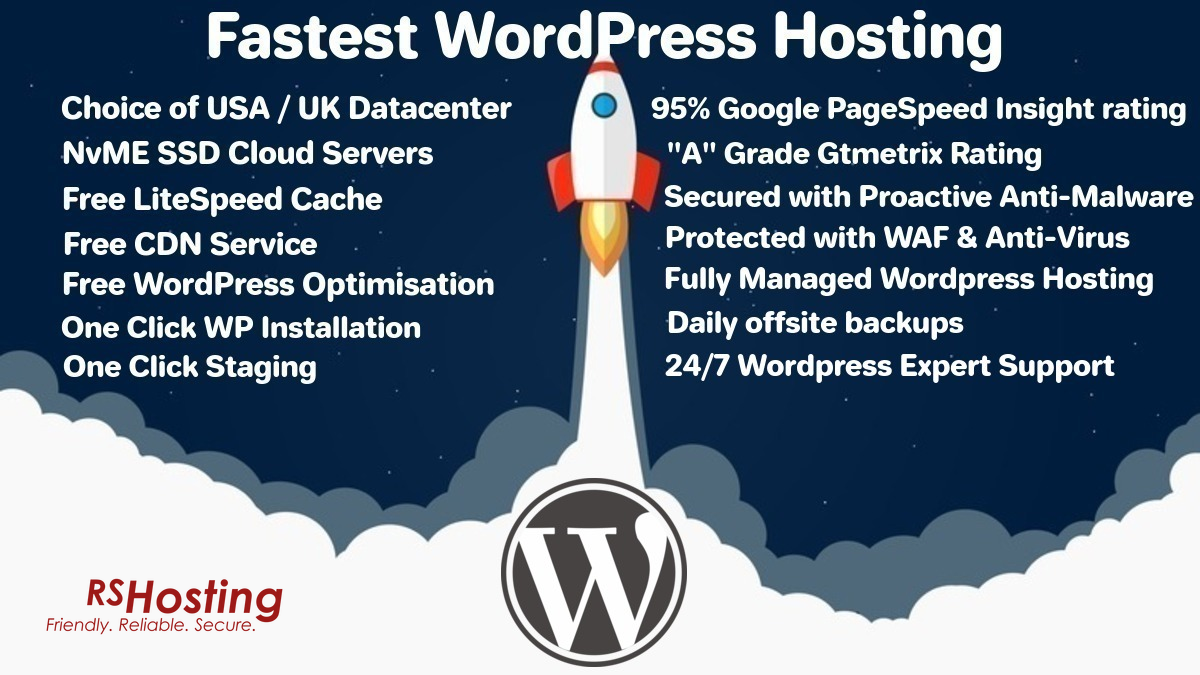 Fastest web hosting for wordpress