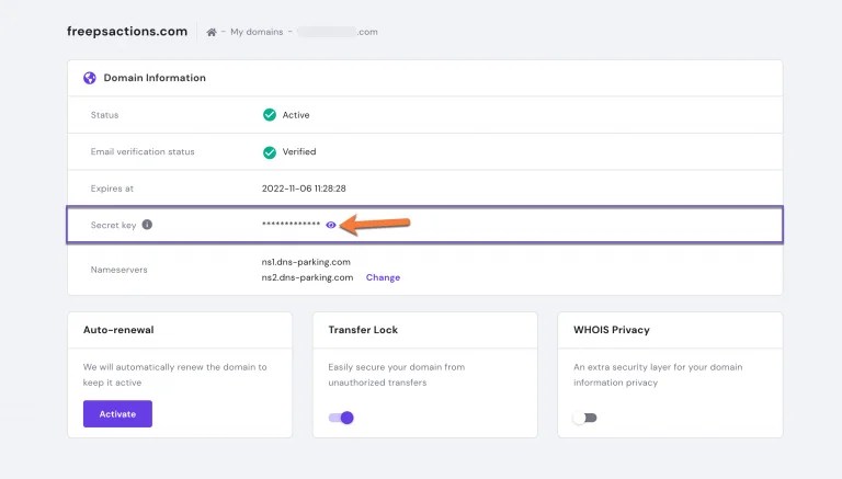 Hostinger domain transfer