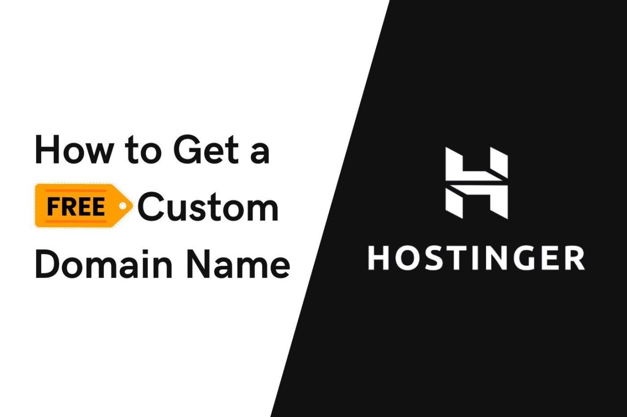 Free domain hostinger