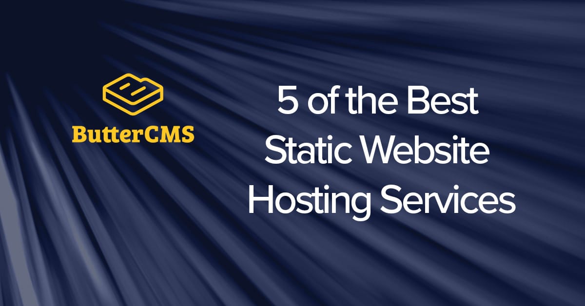 Best static website hosting