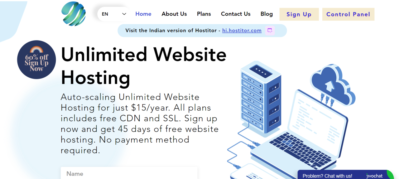 Enterprise web hosting