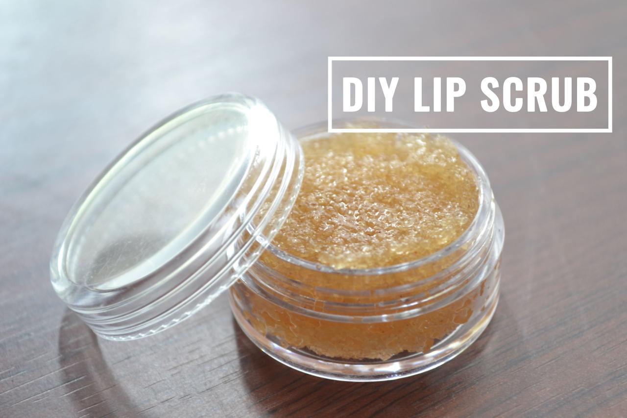 Lip scrubs diy