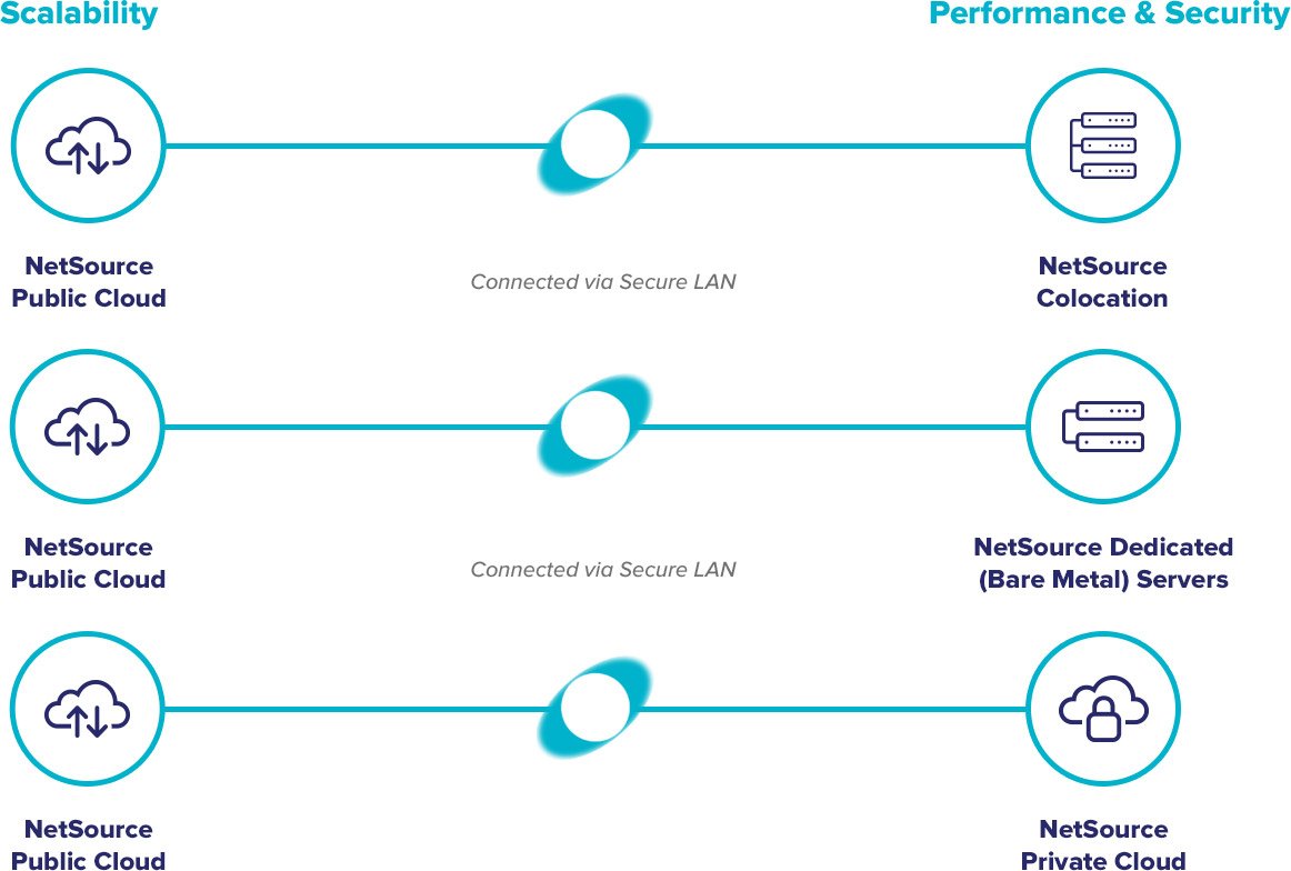 Hybrid hosting