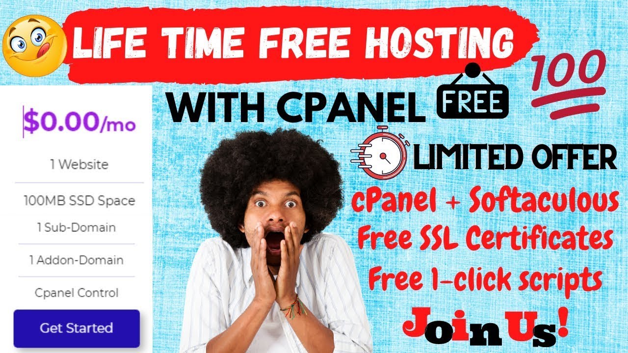 Free unlimited hosting with cpanel