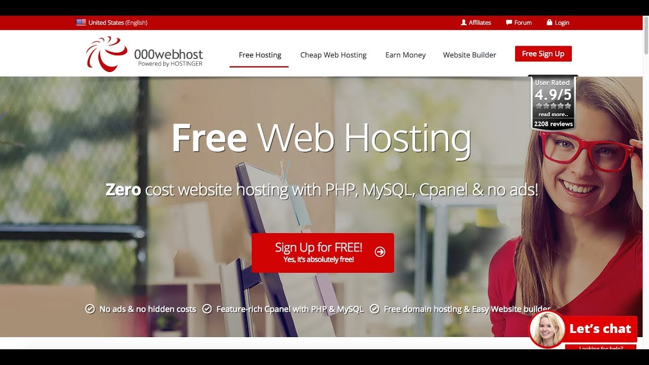 Free web hosting with cpanel php and mysql