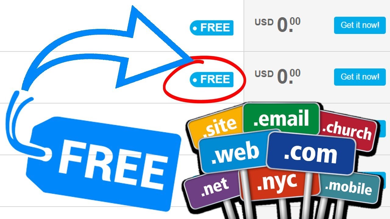 Free domain and hosting for 1 year