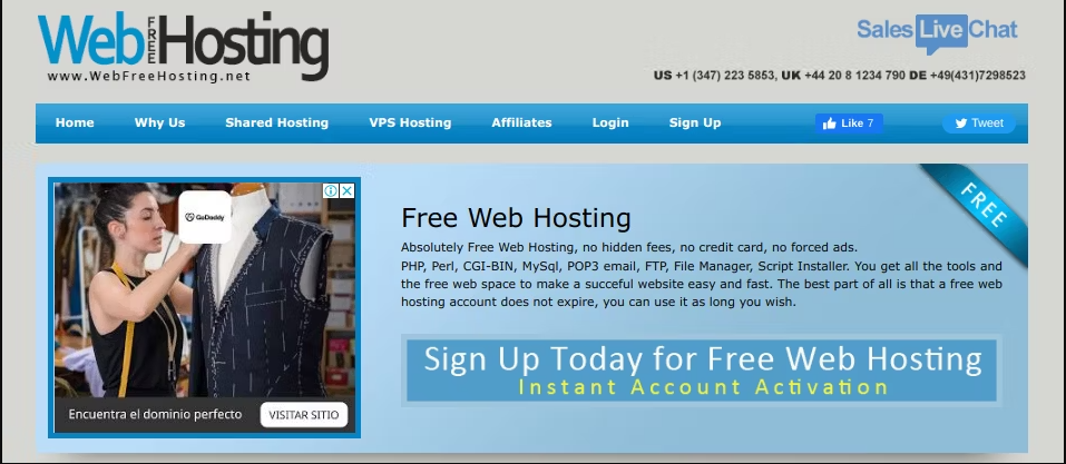 Webfreehosting