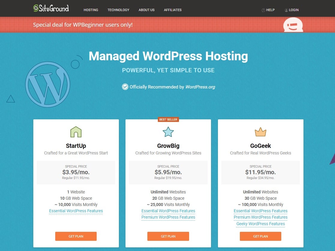 The best hosting for wordpress